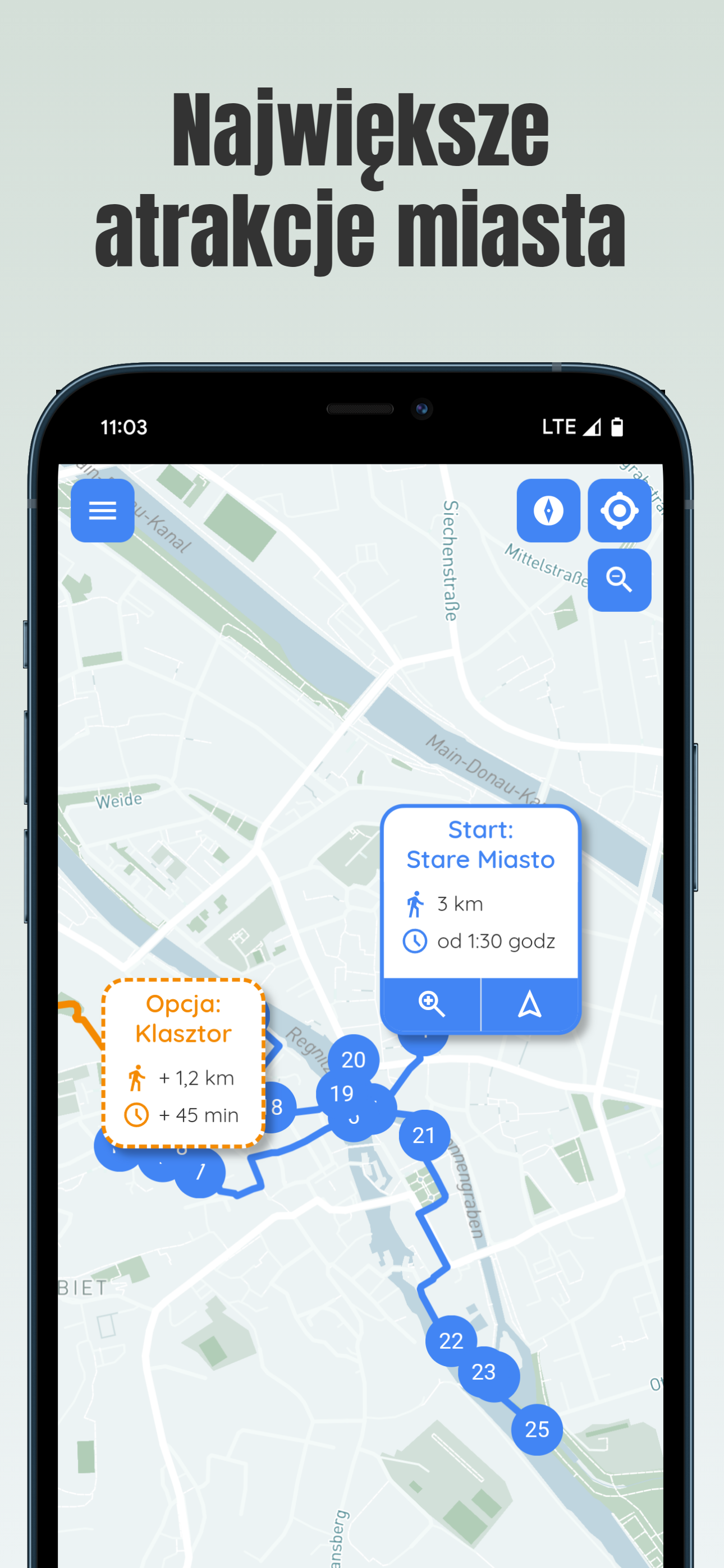 Aplikacja do zwiedzania Bambergu ze wszystkimi atrakcjami