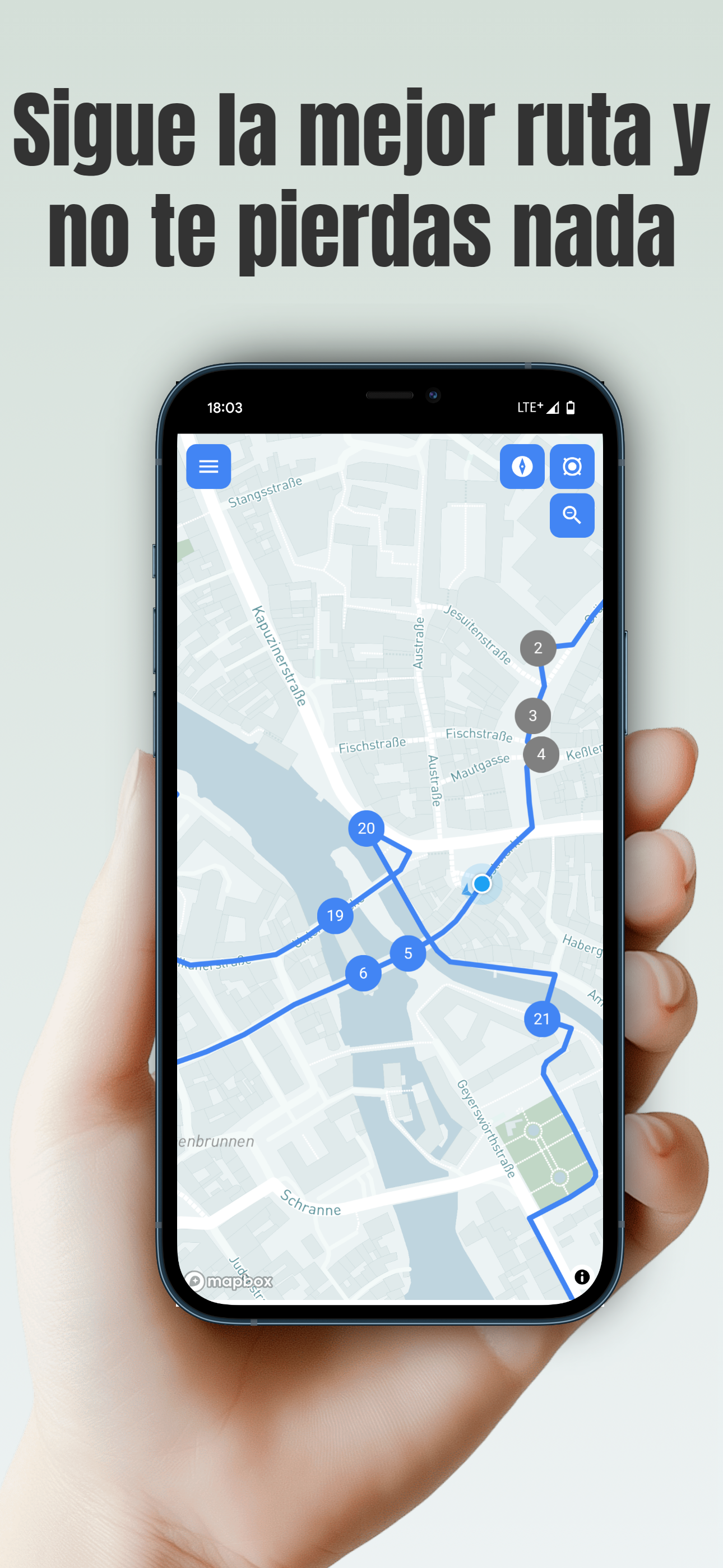 Mapa interactivo para tu paseo por Bamberg