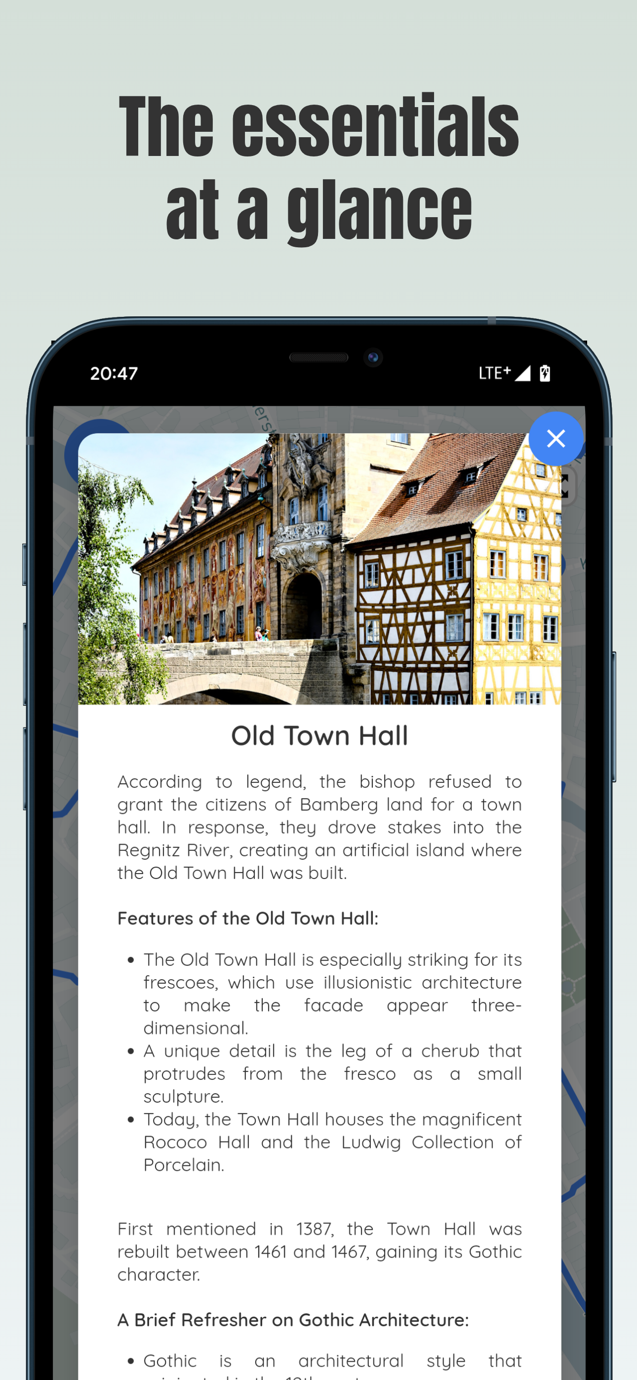Interactive map for your Bamberg walking tour