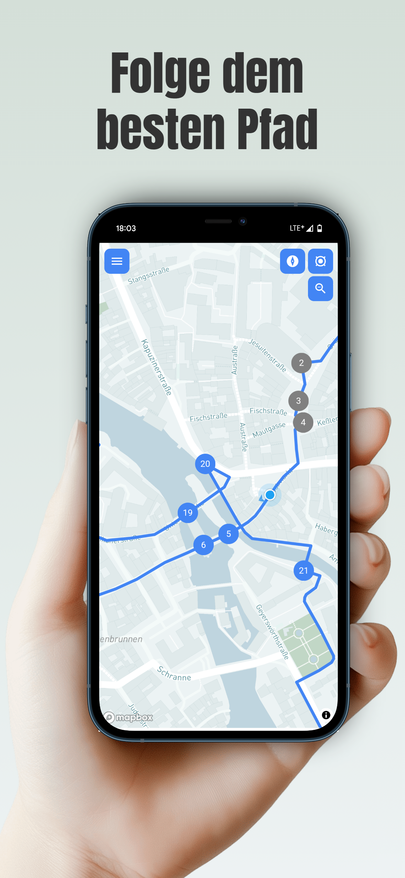 Interaktive Karte für Deinen Stadtrundgang durch Bamberg