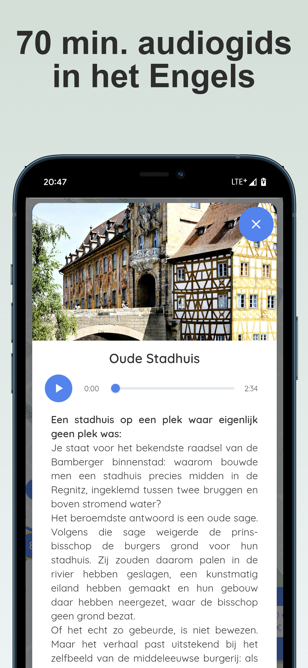 Interactieve kaart voor je wandeling door Bamberg