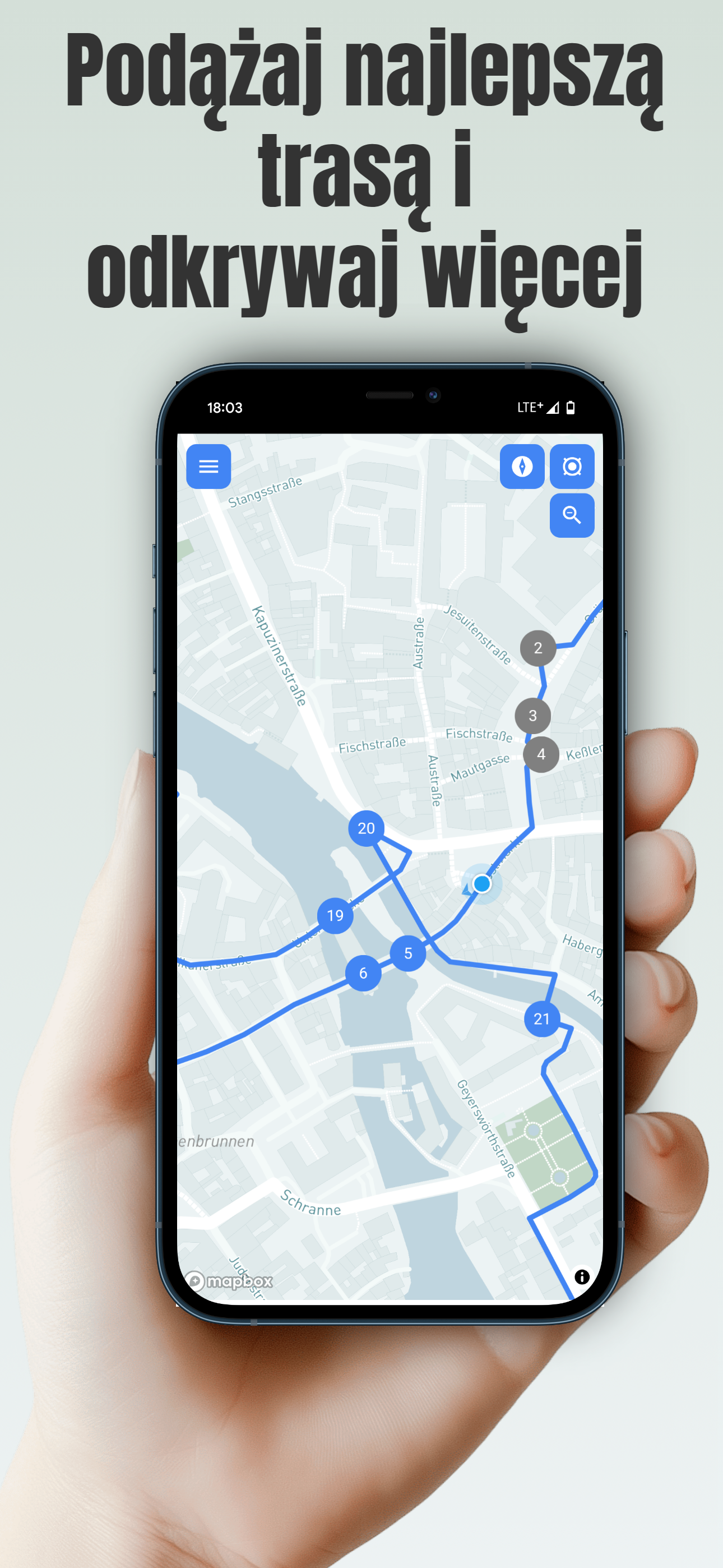 Interaktywna mapa do spaceru po Bambergu
