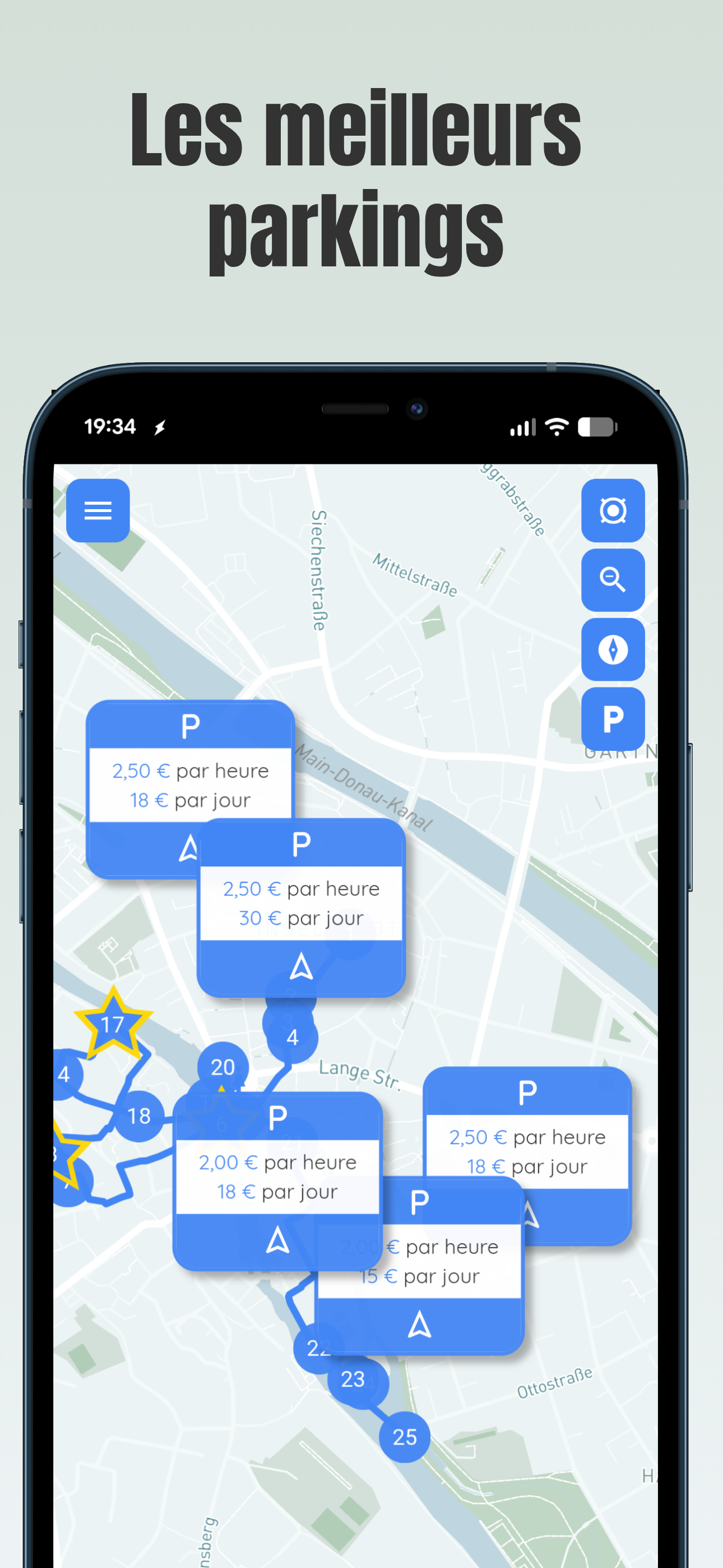 Appli de visite avec infos concises sur Bamberg