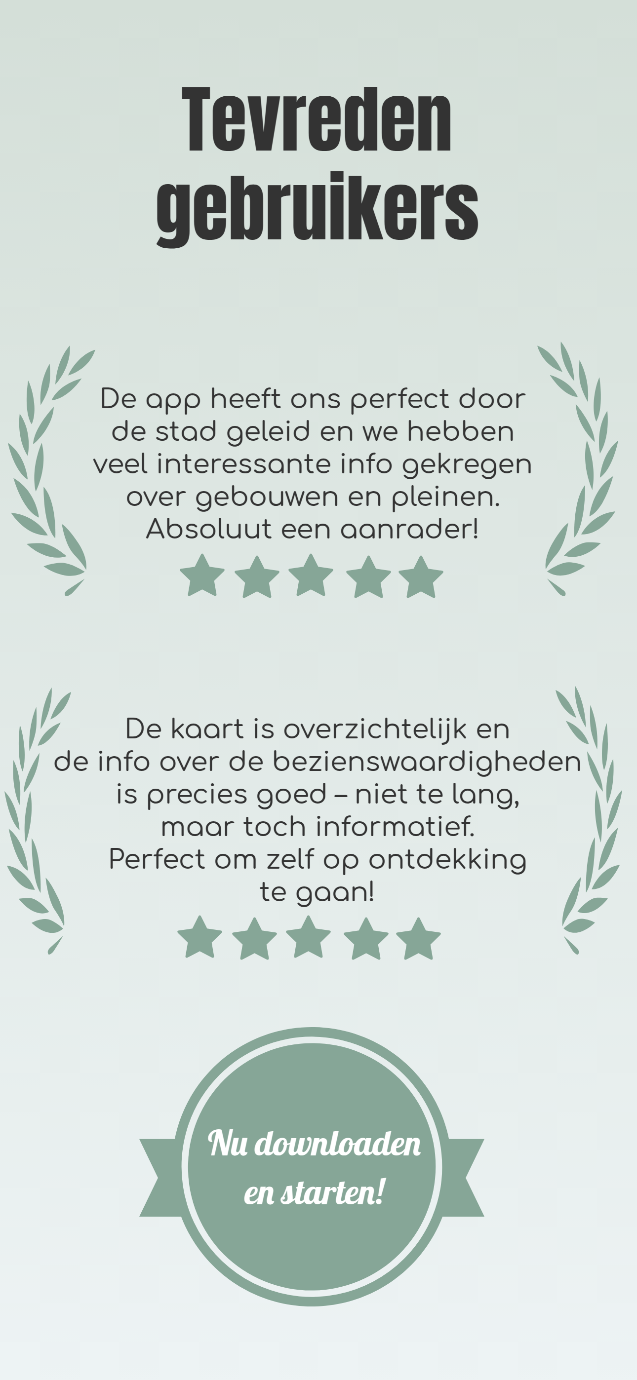 Blije bezoekers tijdens hun Bamberg-tour met de app