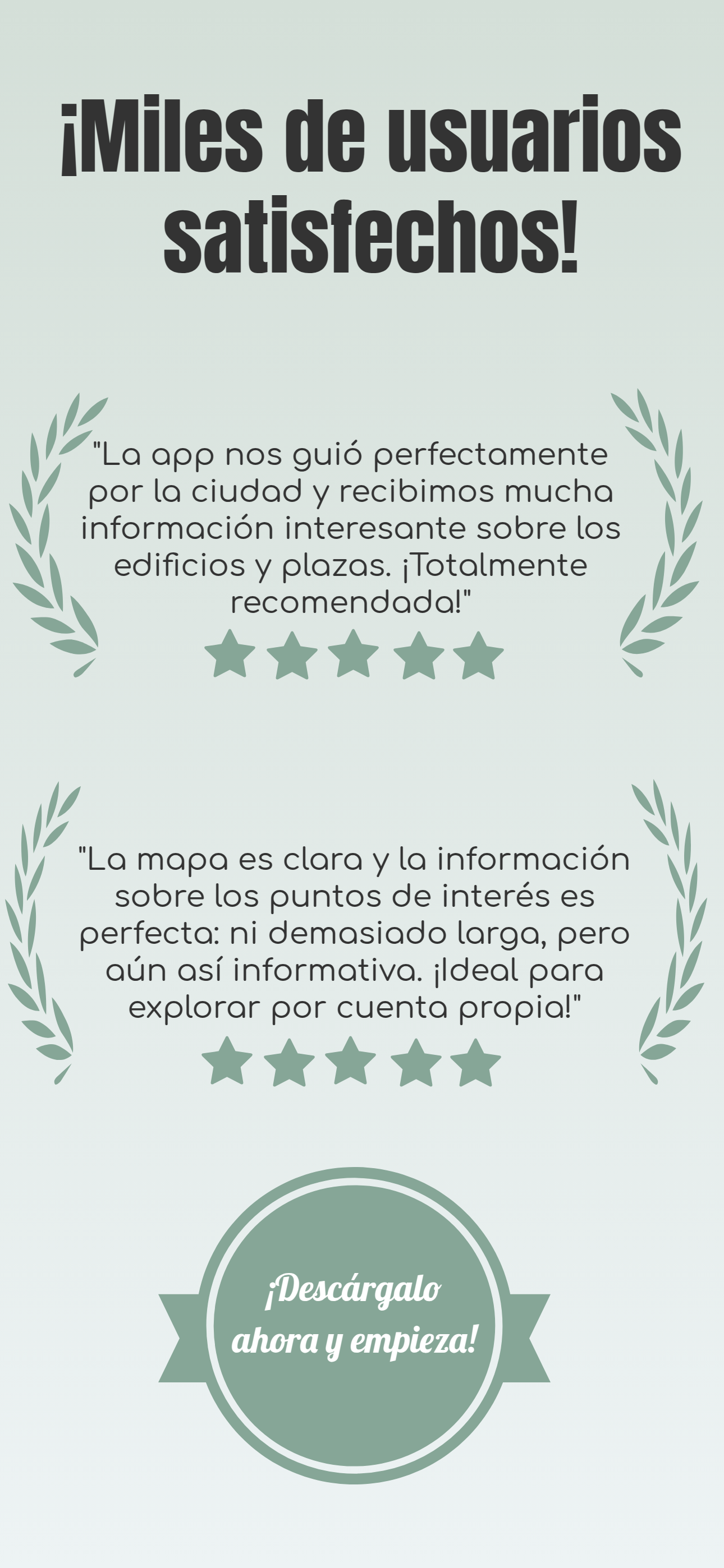 Visitantes felices en su tour de Bamberg con la app